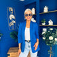 Lydia Detailed Blazer Cobalt