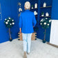 Lydia Detailed Blazer Cobalt