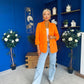 Lydia Detailed Blazer Amber