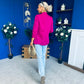 Lydia Detailed Blazer Fuchsia