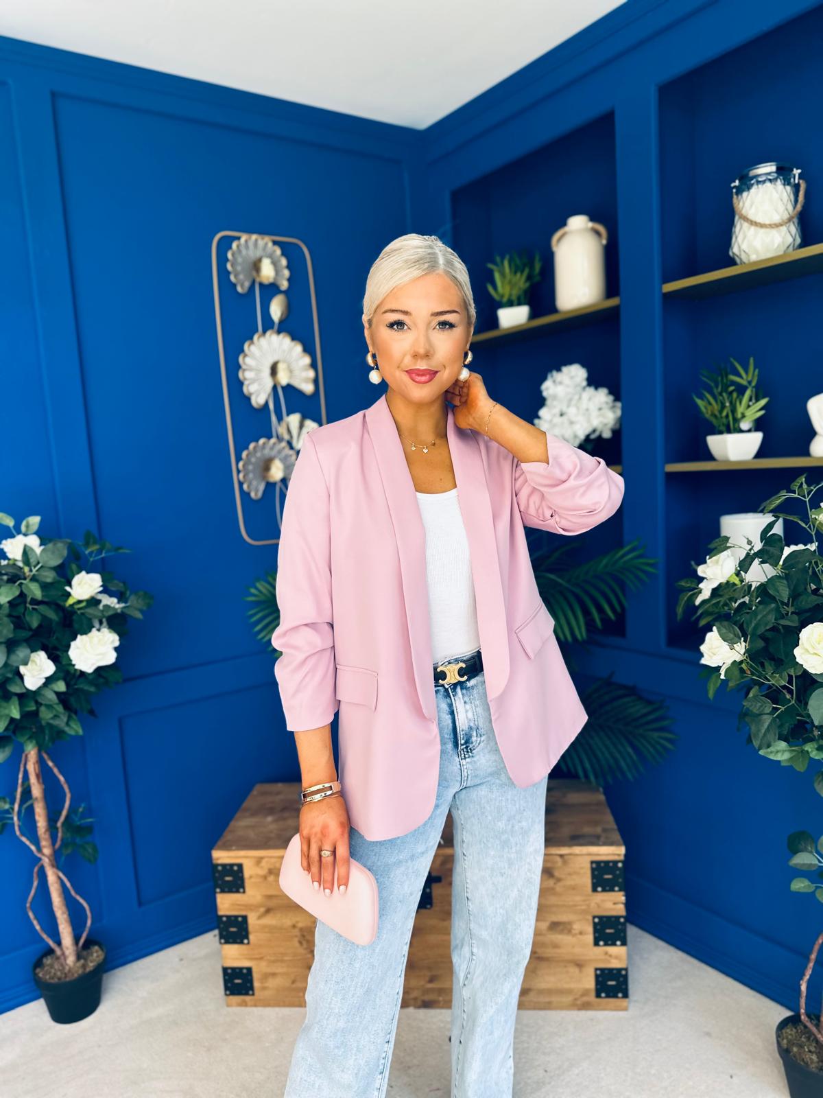 Lydia Detailed Blazer Mauve