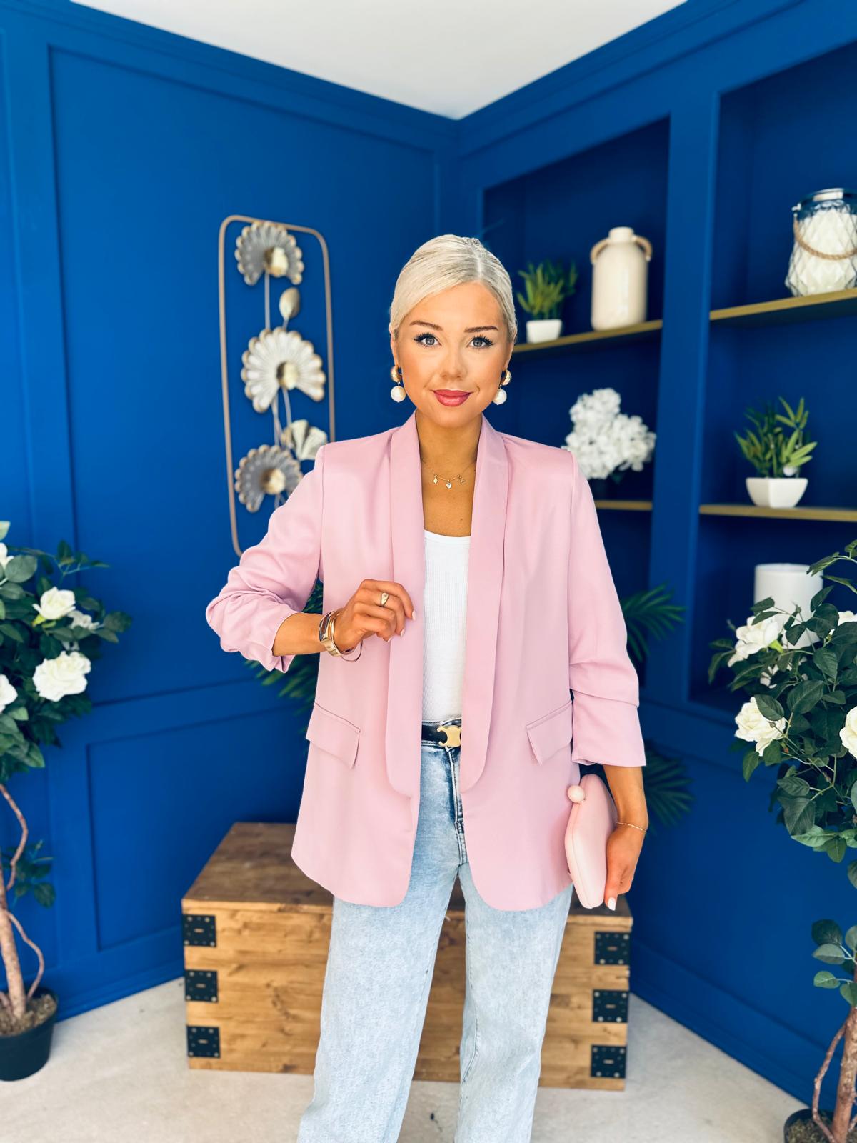 Lydia Detailed Blazer Mauve