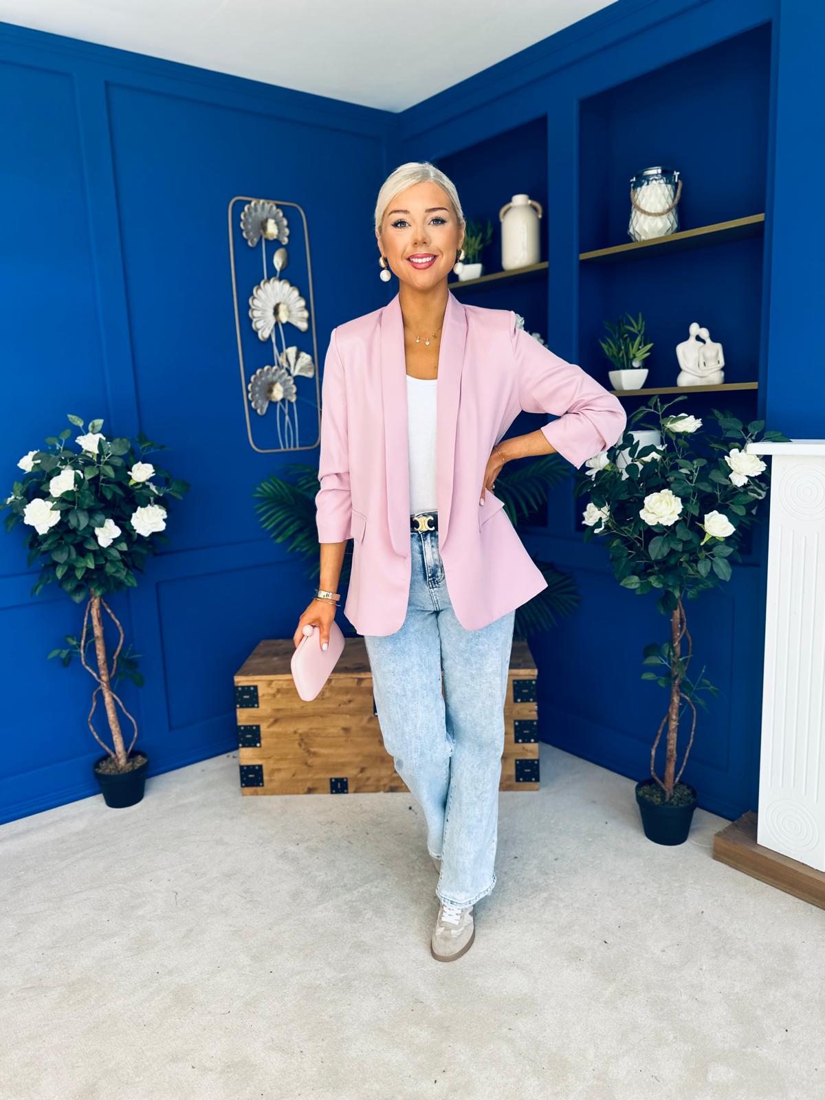 Lydia Detailed Blazer Mauve