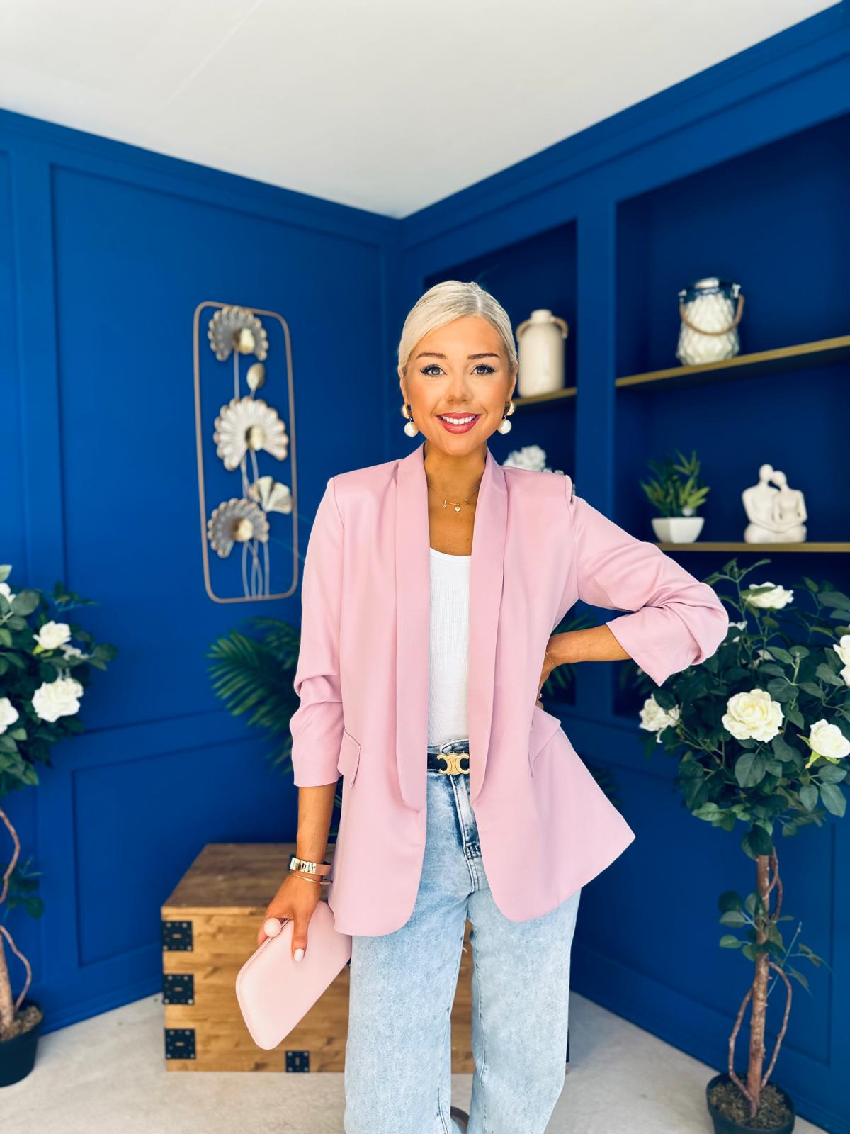 Lydia Detailed Blazer Mauve