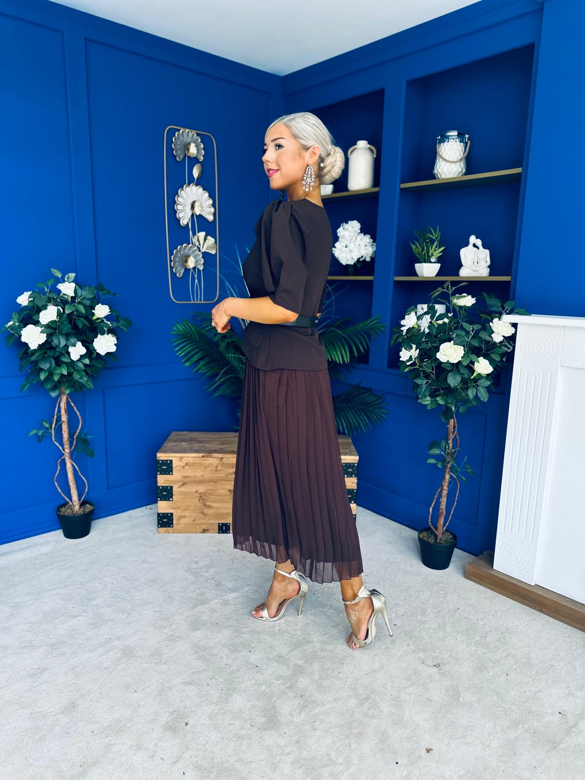 Danica Detailed Midi Dress Coco