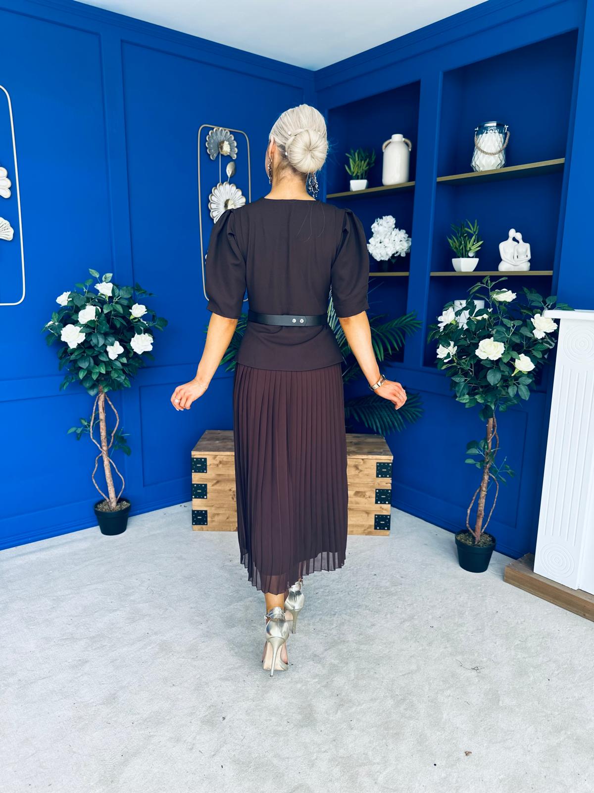 Danica Detailed Midi Dress Coco