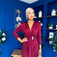 Yvonne Occasion Maxi Dress Burgundy