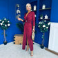 Yvonne Occasion Maxi Dress Burgundy