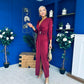 Yvonne Occasion Maxi Dress Burgundy