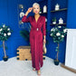 Yvonne Occasion Maxi Dress Burgundy