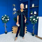 Tabitha Bow Detail Occasion Jumpsuit Black