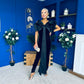 Tabitha Bow Detail Occasion Jumpsuit Black