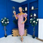 Philipa Sequin Occasion Dress Mauve Pre Order 20 Sept