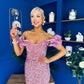 Philipa Sequin Occasion Dress Mauve Pre Order 20 Sept