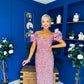 Philipa Sequin Occasion Dress Mauve Pre Order 20 Sept