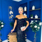 Philipa Sequin Occasion Dress Black Pre Order 20 Sept