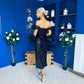 Philipa Sequin Occasion Dress Black Pre Order 20 Sept
