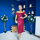 Philipa Sequin Occasion Dress Burgundy Pre Order 20 Sept