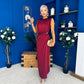 Ethna Occasion Maxi Dress Burgundy