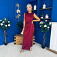 Ethna Occasion Maxi Dress Burgundy