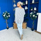 Cathy Detailed Jumper Grey