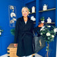 Leanne Detailed Trench Coat Black