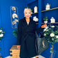 Leanne Detailed Trench Coat Black