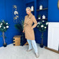 Leanne Detailed Trench Coat Camel