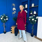Leanne Detailed Trench Coat Wine