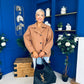 Avril Oversized Cape Jacket Camel