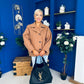 Avril Oversized Cape Jacket Camel