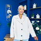 Avril Oversized Cape Jacket Cream