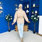 Mariah Quilted Jacket Beige