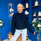 Angela Chunky Knit Jumper Black