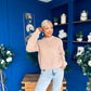 Angela Chunky Knit Jumper Blush