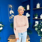 Angela Chunky Knit Jumper Blush