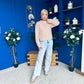 Angela Chunky Knit Jumper Blush