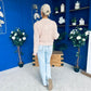 Angela Chunky Knit Jumper Blush