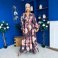 Sian Button Down Shirt Dress Floral Coco