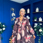 Sian Button Down Shirt Dress Floral Coco