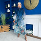 Tyler Occasion Shirt Dress Floral Blue Pre Order 19 Sept