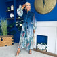 Tyler Occasion Shirt Dress Floral Blue Pre Order 19 Sept