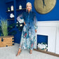 Tyler Occasion Shirt Dress Floral Blue Pre Order 19 Sept