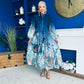 Tyler Occasion Shirt Dress Floral Blue Pre Order 19 Sept
