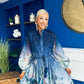 Tyler Occasion Shirt Dress Floral Blue Pre Order 19 Sept