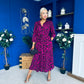 Angela Shirt Maxi Dress Pink Animal