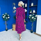 Angela Shirt Maxi Dress Pink Animal