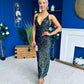 Kelly Sequin Occasion Dress Dress Forest