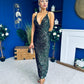 Kelly Sequin Occasion Dress Dress Forest