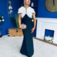 Gabrielle Detailed Occasion Dress Monochrome
